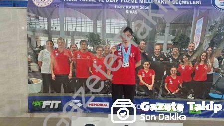 Aydınlı Yüzücü Sivas’ta Beş Madalya Kazandı