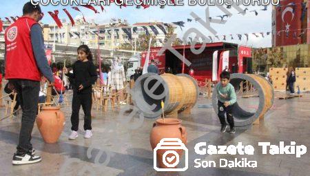 Geleneksel Oyunlar Tırı Aydın’da Çocukları Geçmişle Buluşturdu