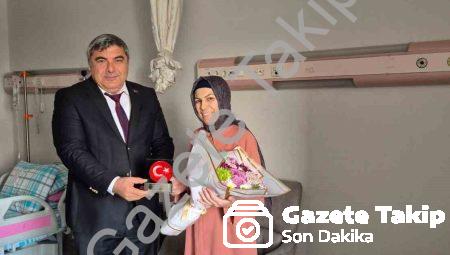 Hastanede 24 Kasım’ı Geçiren Öğretmene Duygulandıran Ziyaret