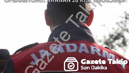 Aydın’da Jandarmadan Dev Huzur Operasyonu: Aranan 28 Kişi Yakalandı