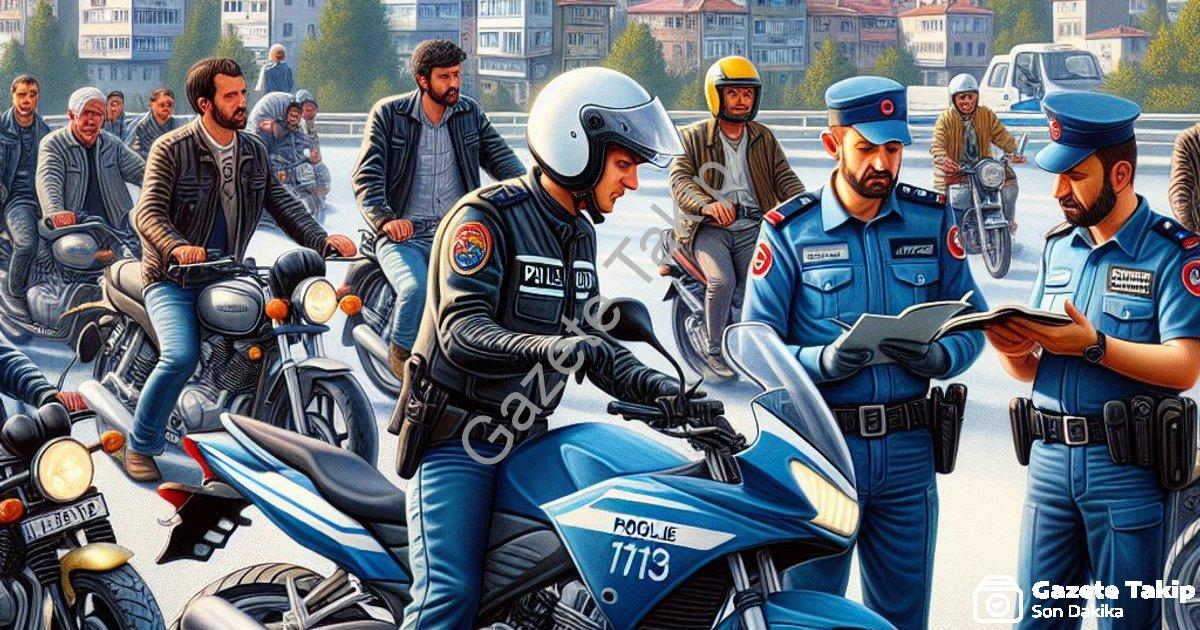 "Manisa'da Motosiklet Denetimi: Kuralları İhlal Edenlere Ceza Yağdı" başlıklı haber için fotorealist