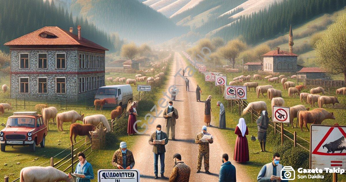 "Aydın Kuyucak'ta Şap Karantinası: 20 Mahalleye Hayvan Giriş Çıkışı Yasaklandı" başlıklı haber için