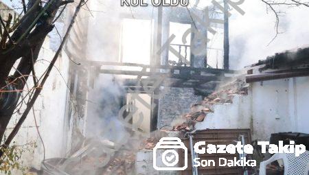 Muğla Menteşe’de Korkutan Yangın: İki Ev Kül Oldu
