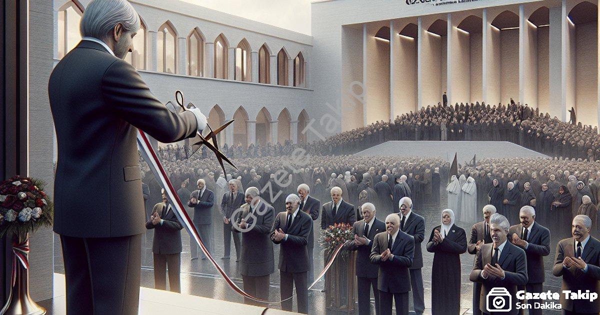 "Demirci'de Hüzünlü Gurur: Özgen İzmiroğlu Merkezi Törenle Açıldı" başlıklı haber için fotorealistik