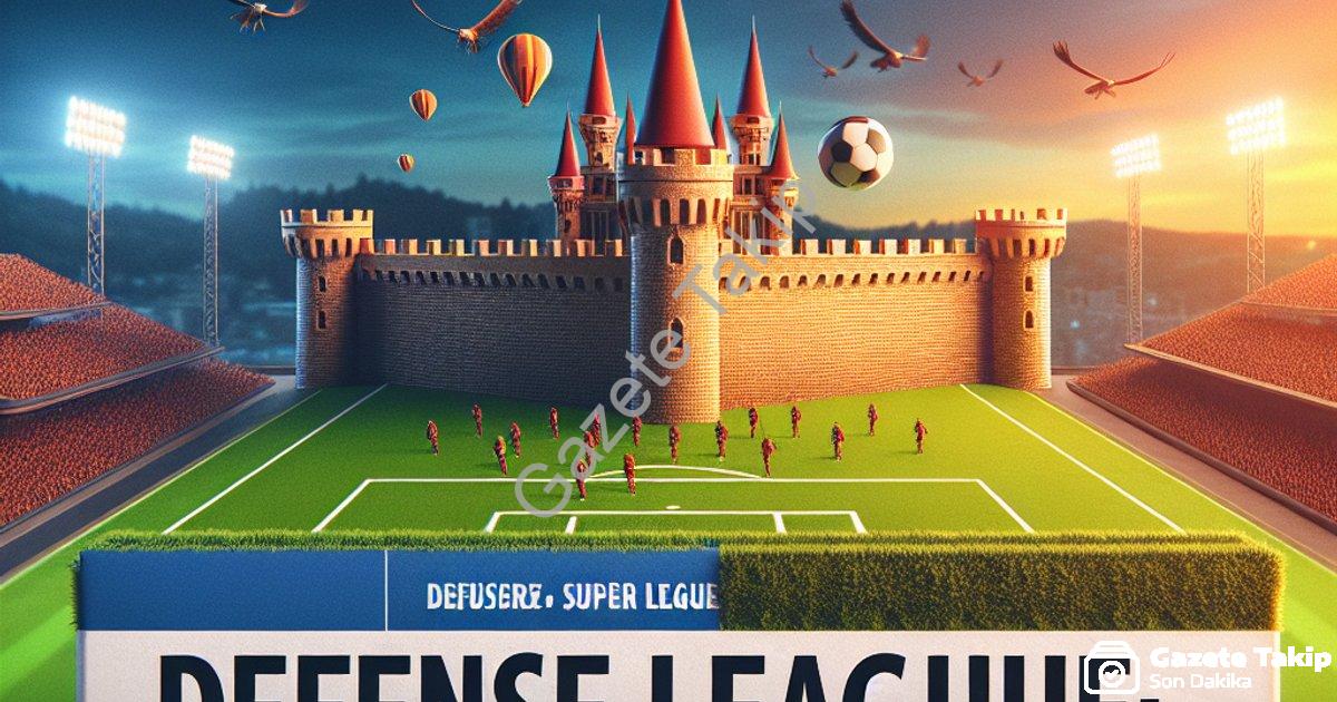 "Süper Lig'in Savunma Lideri Göztepe: Kalesine Duvar Ördü" başlıklı haber için fotorealistik, profes