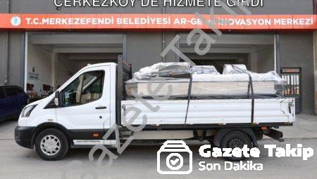 Merkezefendi’nin Yerli Mama Makinesi Çerkezköy’de Hizmete Girdi