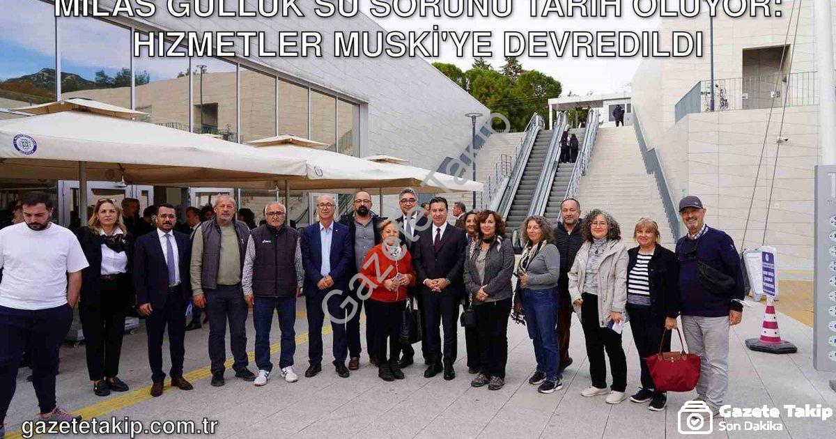 "Milas Güllük Su Sorunu Tarih Oluyor: Hizmetler MUSKİ'ye Devredildi" başlıklı haber için fotorealist