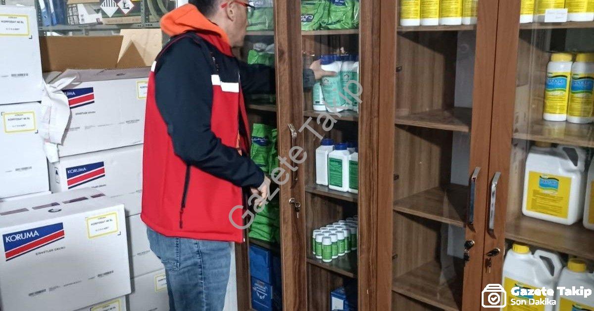 "Uşak'ta Tarımsal Güvenlik Seferberliği: Zirai İlaç Bayileri Mercek Altında" başlıklı haber için fot