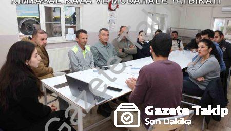 Denizli OSB Arıtma Tesisi’nde Kritik Kimyasal Kaza ve Müdahale Tatbikatı