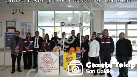 Demirci’de 25 Kasım Etkinliği: Kadına Şiddete Karşı Toplumsal Farkındalık