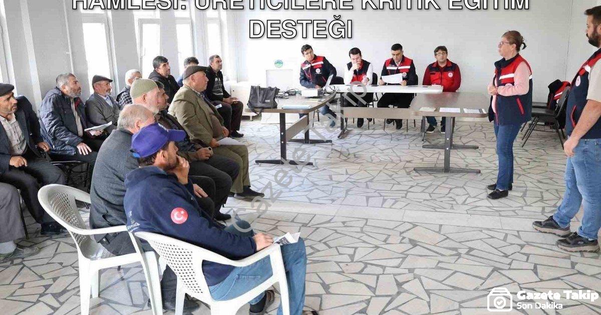 "Afyonkarahisar'da Tarımsal Kalkınma Hamlesi: Üreticilere Kritik Eğitim Desteği" başlıklı haber için