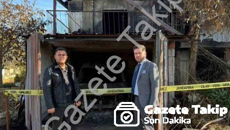 Tavas Belediye Başkanı Kadir Tatık Yangınzede Aileyi Yalnız Bırakmadı