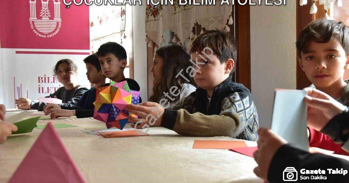 "Origami ve Geometri Buluşması: MSKÜ'de Çocuklar İçin Bilim Atölyesi" başlıklı haber için fotorealis