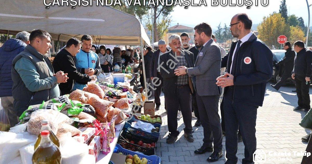 "Başkan Kadir Tatık Tavas'taki Gazze Hayır Çarşısı'nda Vatandaşla Buluştu" başlıklı haber için fotor