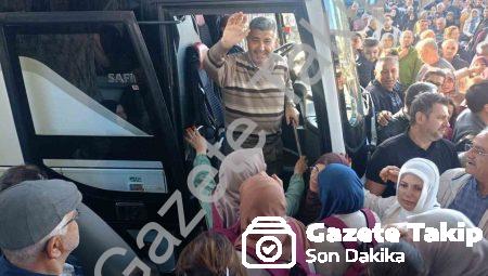 Çine’den Kutsal Topraklara Yolculuk: 90 Umreci Dualarla Uğurlandı