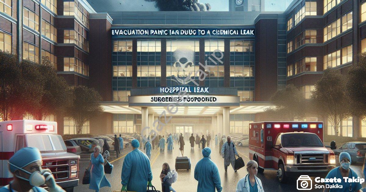 "Muğla'da Hastanede Kimyasal Sızıntı Paniği: Ameliyatlar Durduruldu" başlıklı haber için fotorealist