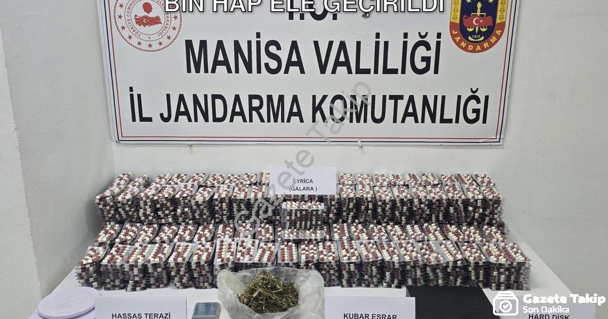 "Turgutlu'da Dev Uyuşturucu Operasyonu: 18 Bin Hap Ele Geçirildi" başlıklı haber için fotorealistik,