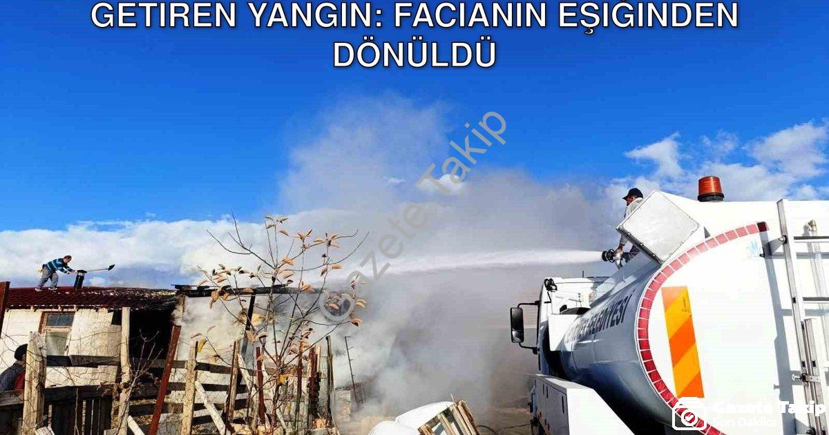 "Kütahya Seyitömer'de Yürekleri Ağza Getiren Yangın: Facianın Eşiğinden Dönüldü" başlıklı haber için