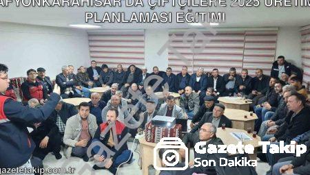 Afyonkarahisar’da Çiftçilere 2025 Üretim Planlaması Eğitimi