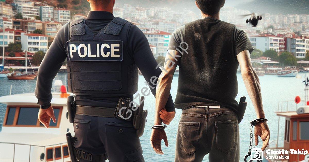 "Marmaris’te FETÖ Operasyonu: 6 Yıl Hapis Cezalı Firari Yakalandı" başlıklı haber için fotorealistik