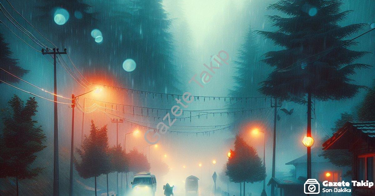 "Denizli'de Sağanak Sonrası Yoğun Sis: Görüş Mesafesi 10 Metreye Düştü" başlıklı haber için fotoreal