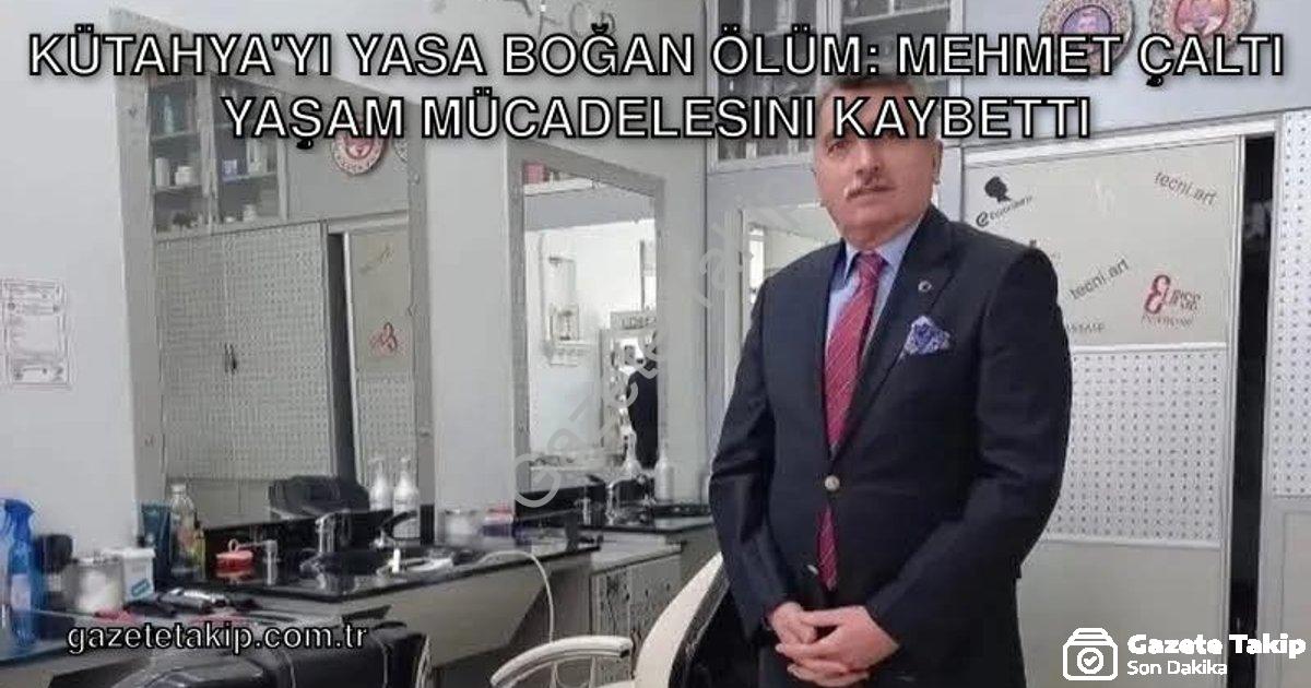 "Kütahya'yı Yasa Boğan Ölüm: Mehmet Çaltı Yaşam Mücadelesini Kaybetti" başlıklı haber için fotoreali