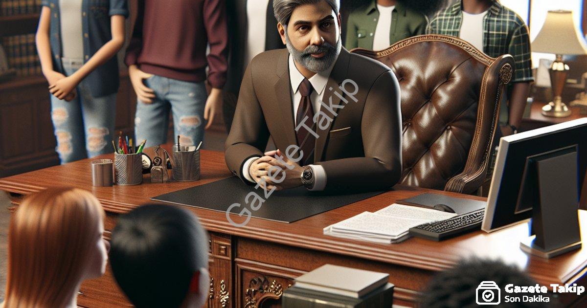 "Hisarcık Kaymakamı Erkan Atam Özel Öğrencileri Makamında Ağırladı" başlıklı haber için fotorealisti